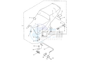 FZS FAZER 600 drawing SEAT