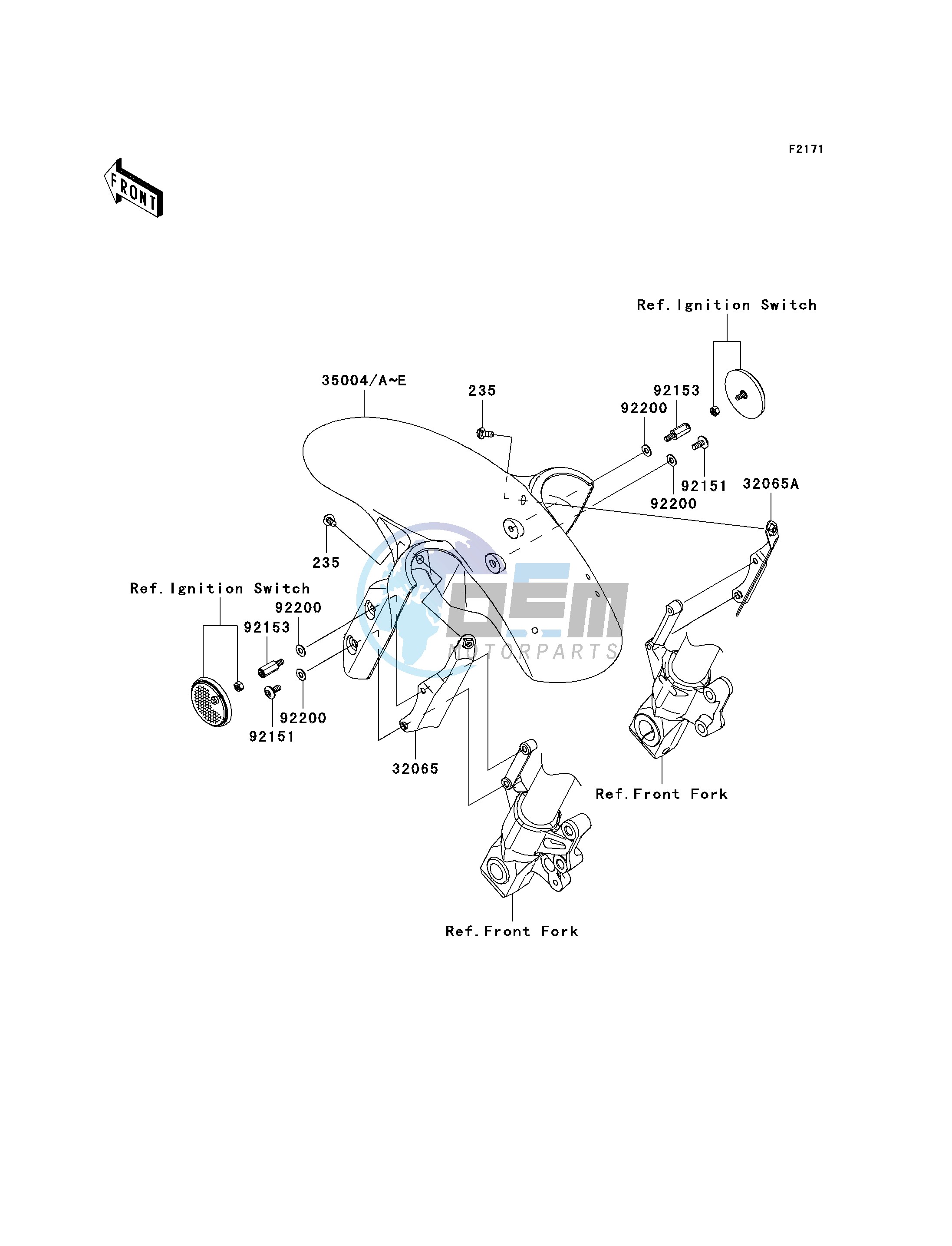 FRONT FENDER-- S- -