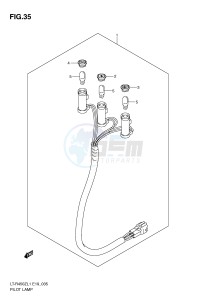 LT-R450 (E19) drawing PILOT LAMP