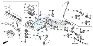 TRX500FPEB drawing FR. BRAKE MASTER CYLINDER