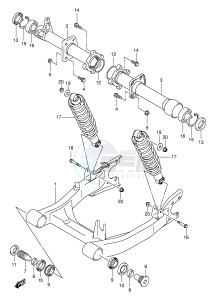 LT-F500F (E3-E28) drawing REAR SWINGINGARM