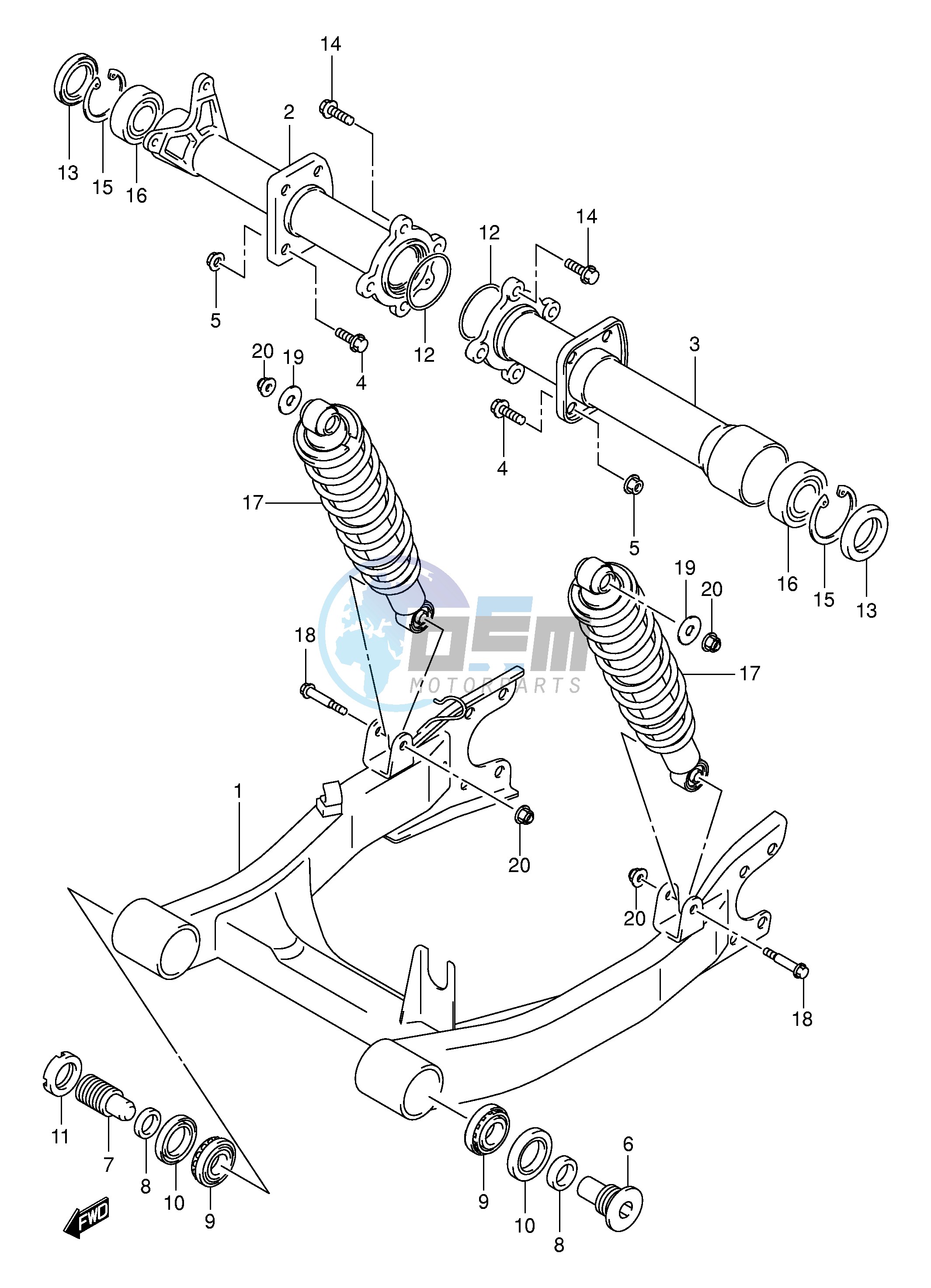 REAR SWINGINGARM