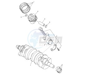 FZ6 FAZER S2 600 drawing CRANKSHAFT AND PISTON