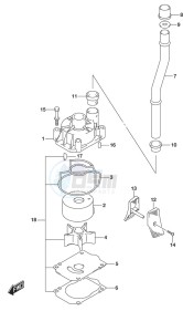 DF 200A drawing Water Pump