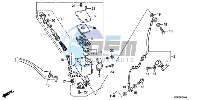 FRONT BRAKE MASTER CYLINDER