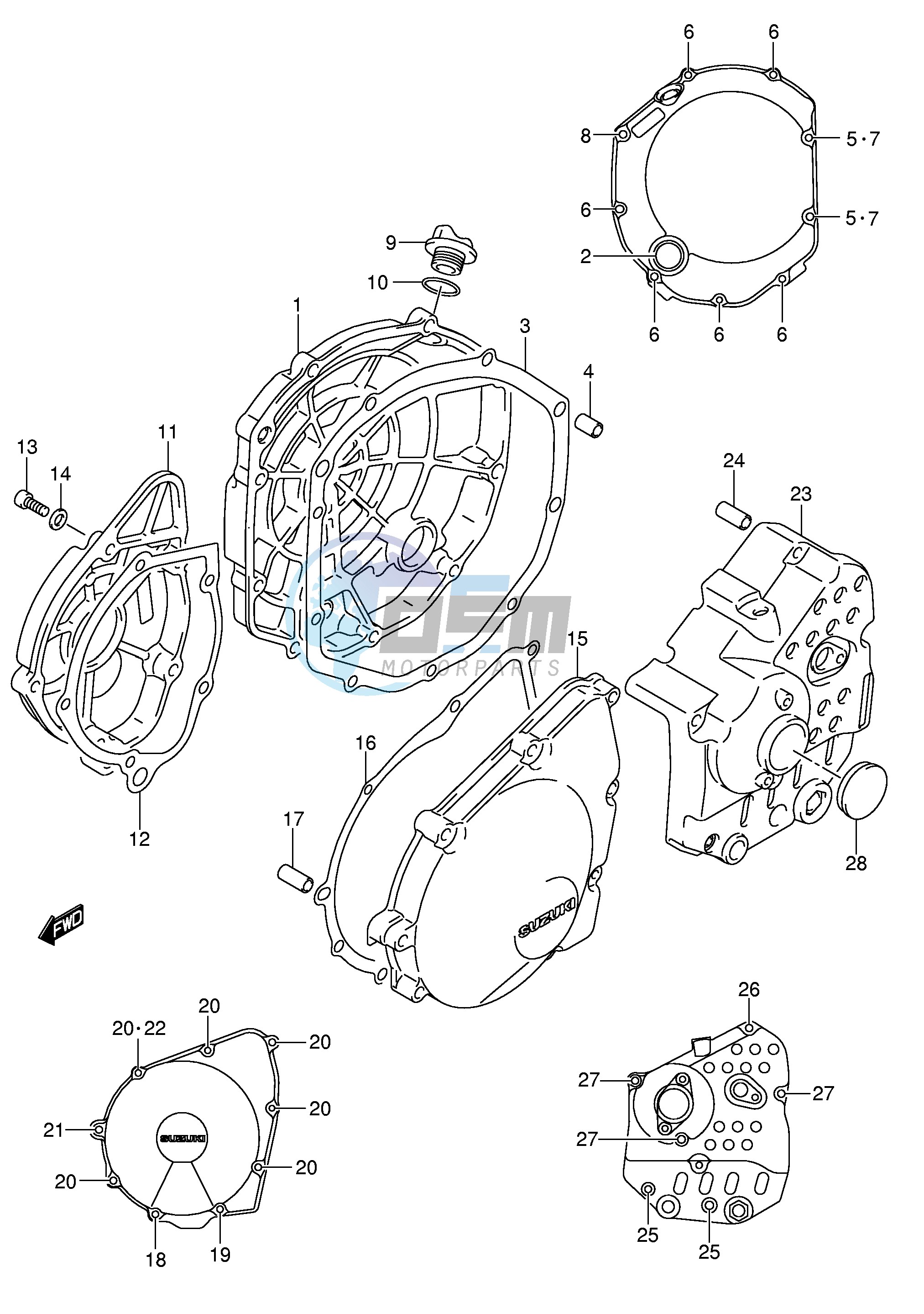 CRANKCASE COVER