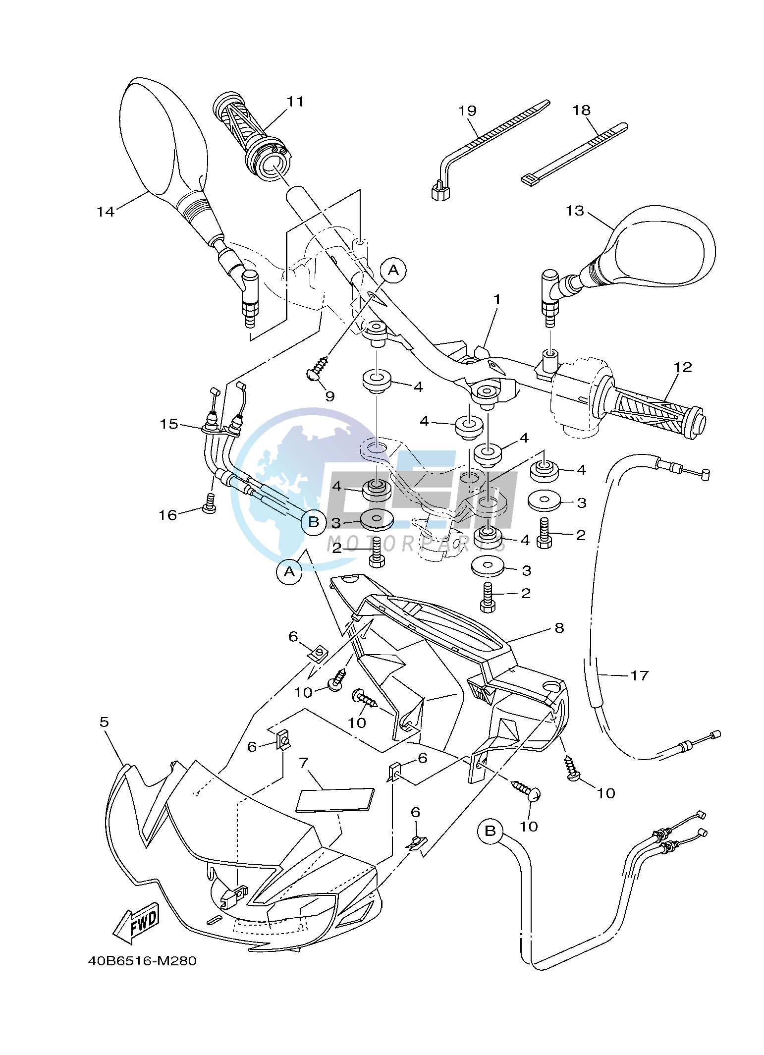 STEERING HANDLE & CABLE