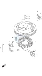 DF 9.9B drawing Magneto Electric Starter