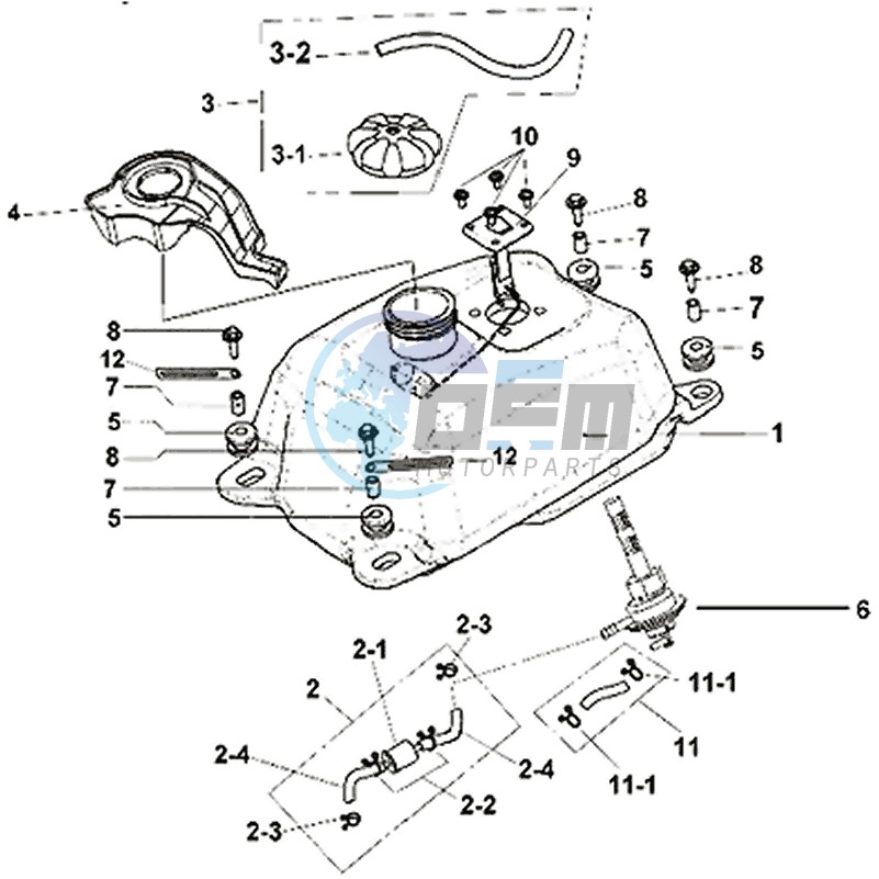 FUEL TANK - FUEL CUT