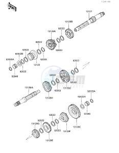 KLF 300 A [BAYOU 300] (A1) [BAYOU 300] drawing TRANSMISSION