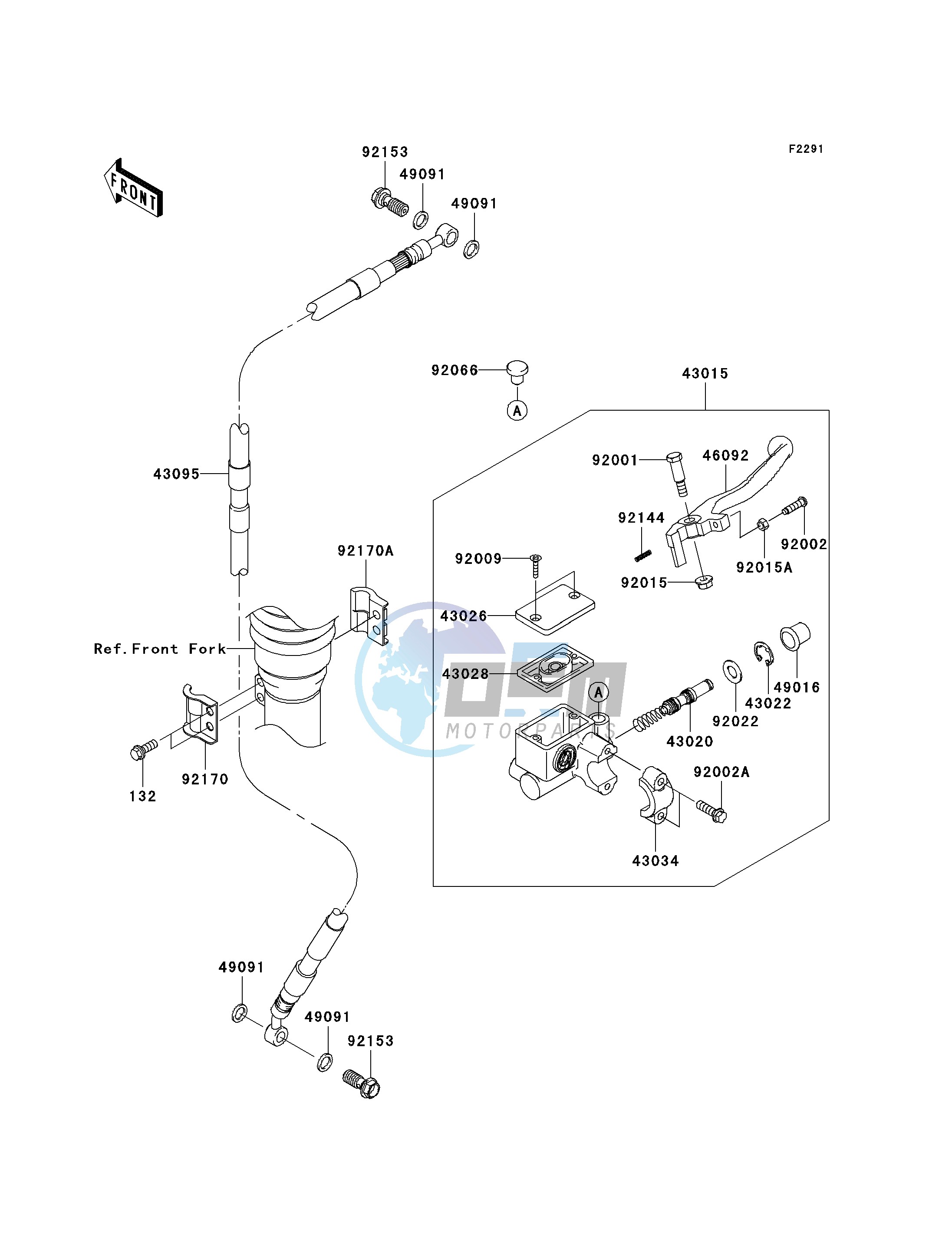 FRONT MASTER CYLINDER