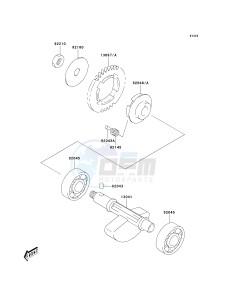 KSF 400 A [KFX400) (A1-A3) [KFX400) drawing BALANCER