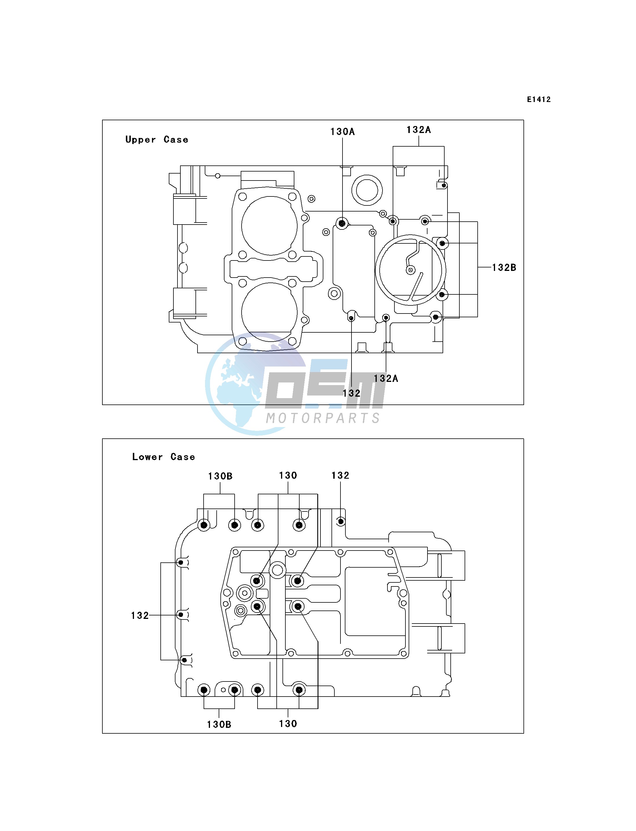 CRANKCASE BOLT PATTERN