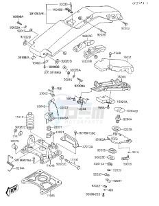 JS 650 A [650 SX] (A3-A4) [650 SX] drawing HANDLE POLE