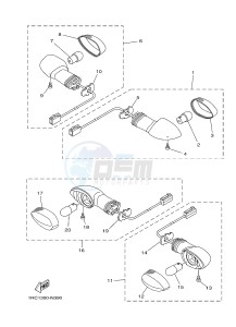 MT09 900 (1RC1 1RC2) drawing FLASHER LIGHT