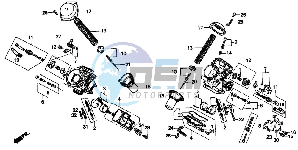 CARBURETOR (COMPONENT PARTS)