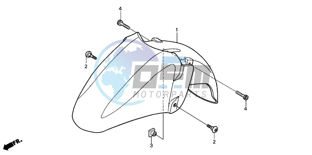 FRONT FENDER (FJS6001/2/D3/D4/D5)