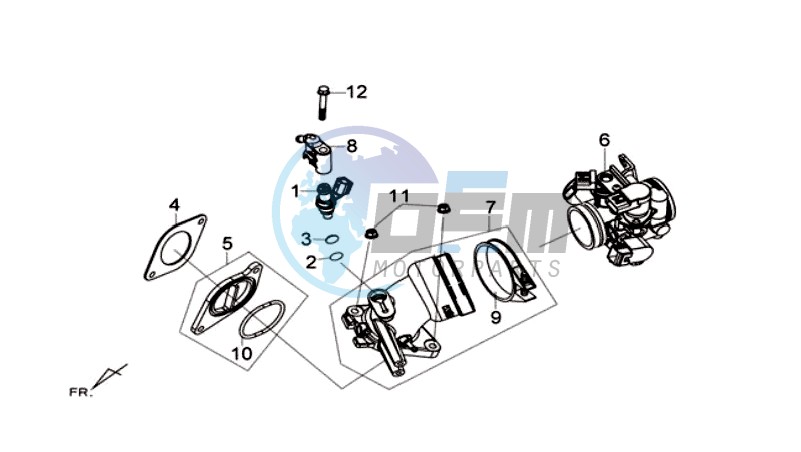 INLET / FUEL INJECTOR / THROTTLE VALVE BODY