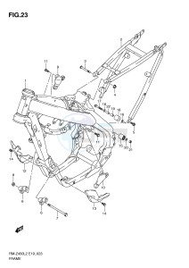 RM-Z450 (E19) drawing FRAME