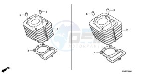 CRF80F9 Australia - (U) drawing CYLINDER