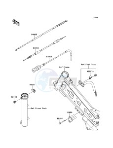 KLX110 KLX110CCF EU drawing Cables