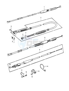 KX 400 A (-A2) drawing CABLES