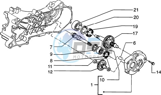 Rear wheel shaft