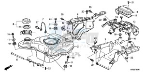 TRX500FA5G TRX500FA Europe Direct - (ED) drawing FUEL TANK