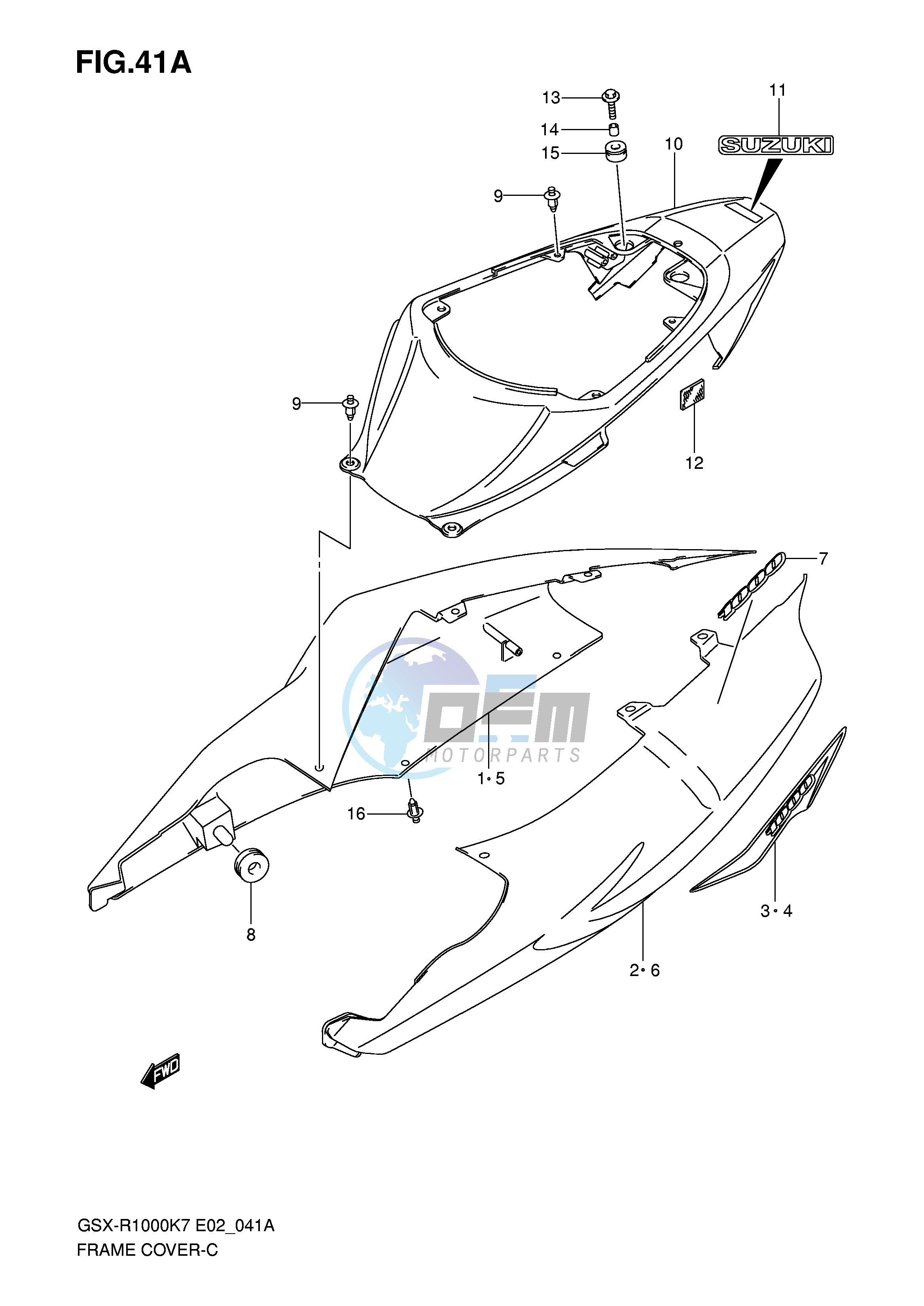 FRAME COVER (MODEL K8)