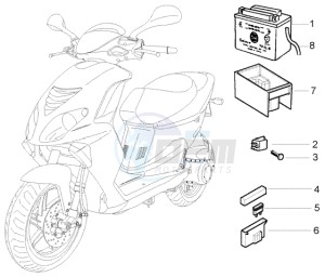 NRG 50 power DD drawing Battery - relays