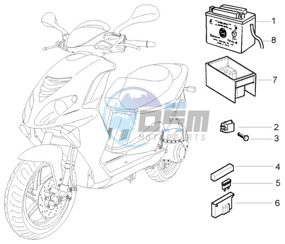 Battery - relays