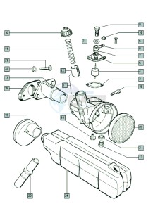 A3 50 drawing Carburettor bing 88a85 103