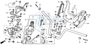 FJS600D SILVER WING drawing HANDLE PIPE/ HANDLE COVER