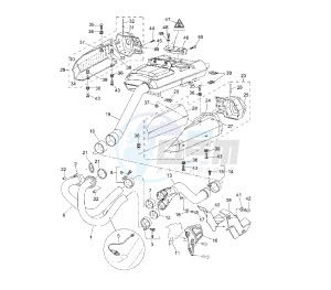 XT Z TENERE 660 drawing EXHAUST