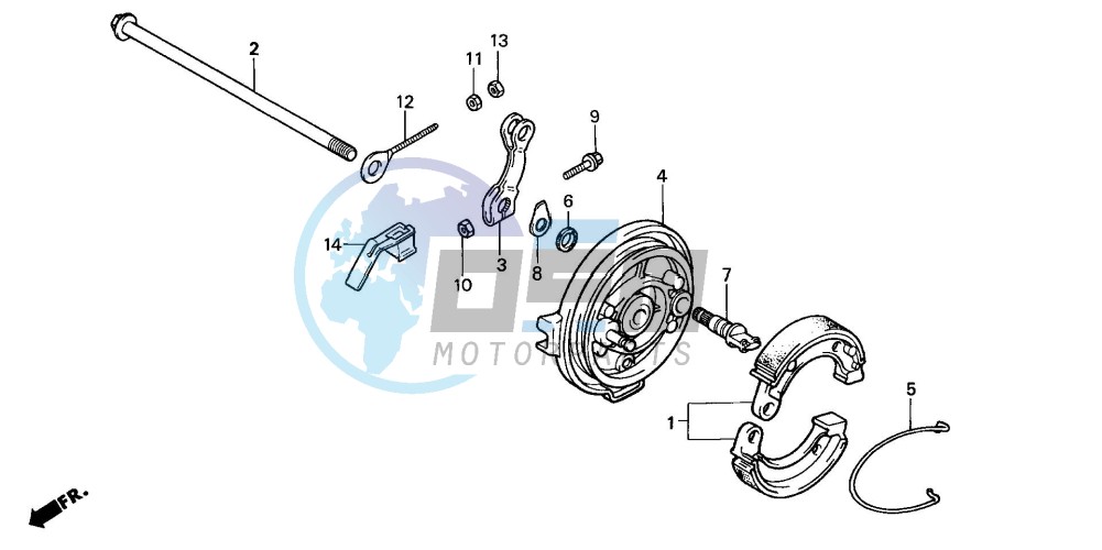 REAR BRAKE PANEL