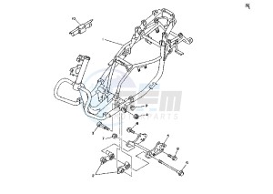 XC CYGNUS R 125 drawing FRAME