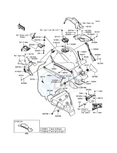 NINJA H2 / NINJA H2 CARBON ZX1000XHFA XX (EU ME A(FRICA) drawing Fuel Tank