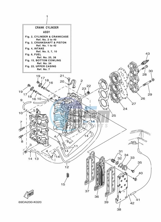 CYLINDER--CRANKCASE