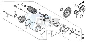 CRF230F drawing STARTING MOTOR (CRF230F8)