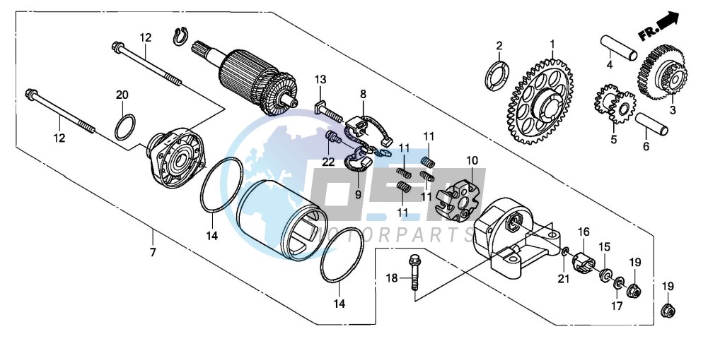 STARTING MOTOR (CRF230F8)