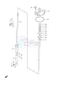 DF 60A drawing Shift Rod High Thrust