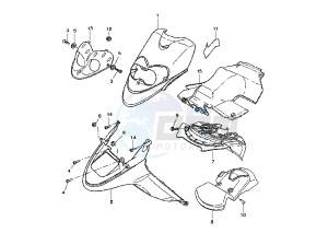 BW'S NEXT GENERATION 50 drawing FRONT BODY