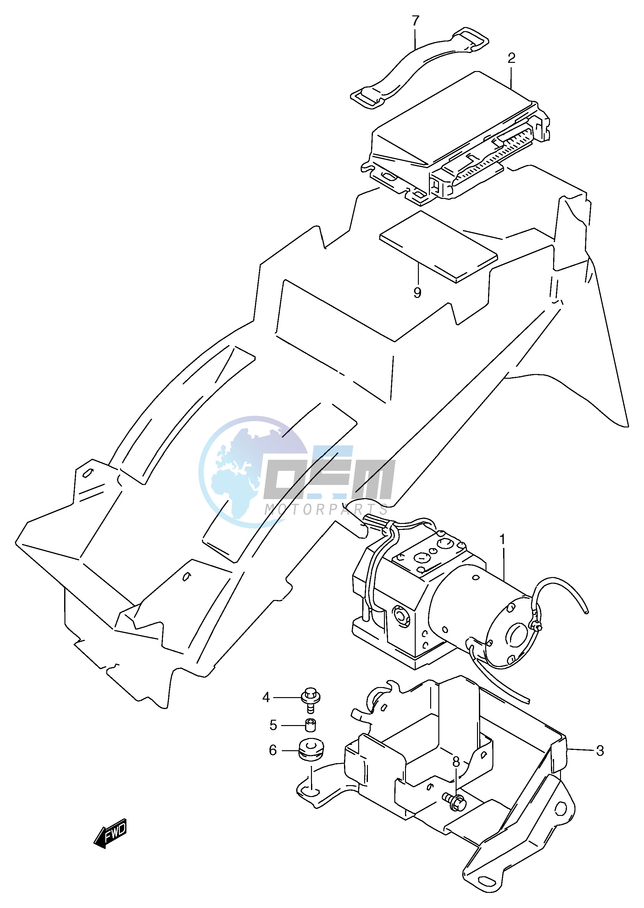 HYDRAULIC UNIT (GSF1200SAV SAW SAX SAY)