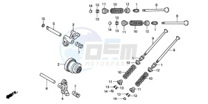 NPS50 drawing CAMSHAFT/VALVE (NPS505/6)