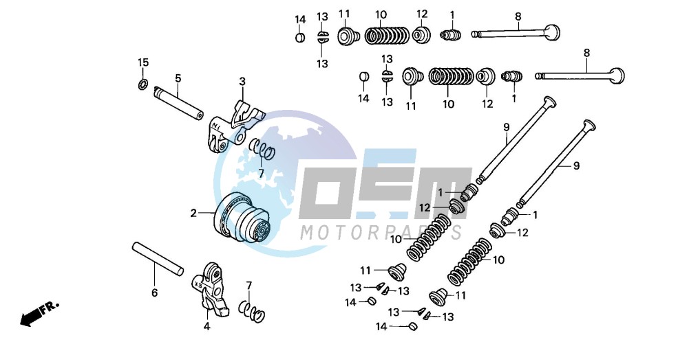 CAMSHAFT/VALVE (NPS505/6)