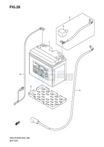 GSX-R750 (E2) drawing BATTERY