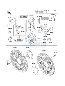 ER-6f EX650A8F GB XX (EU ME A(FRICA) drawing Front Brake