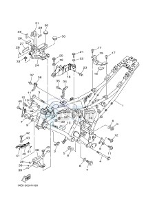 MT07A MT-07 ABS 700 (1XBE) drawing FRAME