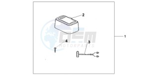 GL18009 NZ / AB NAV - (NZ / AB NAV) drawing TRUNK INNER LAMP