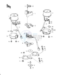 KZ 750 H [LTD] (H1) [LTD] drawing METERS -- 80 H1- -